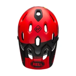 Bell Super DH MIPS Full Face MTB Helmet - Fasthouse Matte Red/Black -CycloPro Shop behsudh 42314 07