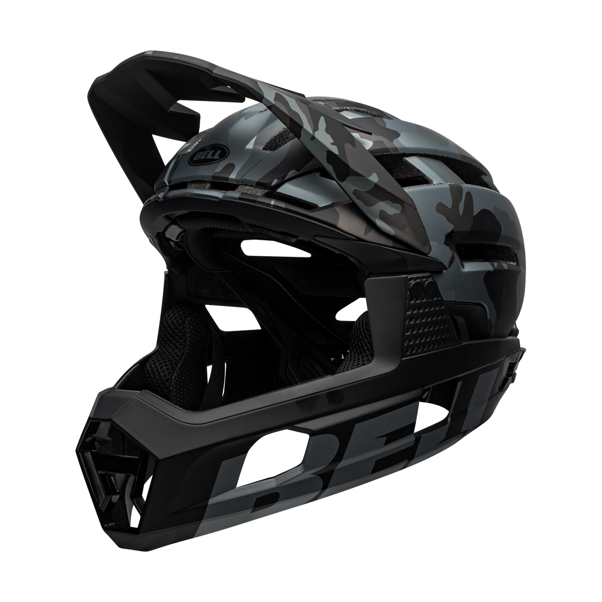 Bell Super Air R Mips Full Face Helmet - Matte/Gloss Grey/Black Fasthouse 8 Bell Super Air R Mips Full Face Helmet - Matte/Gloss Grey/Black Fasthouse - Image 6