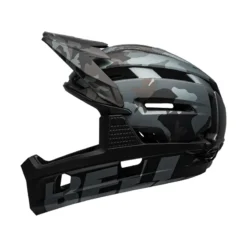 Bell Super Air R MIPS Full Face Helmet - Matte/Gloss Black Camo -CycloPro Shop behsupairr 42246 01