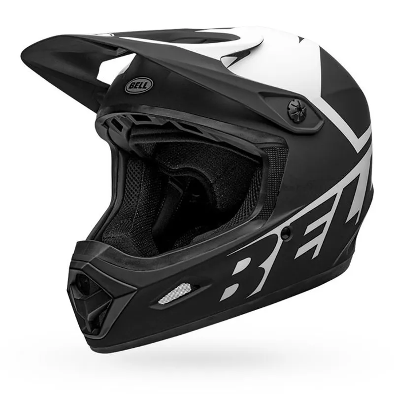 Bell Transfer Full Face Helmet - Slice Matte Black/White 4 Bell Transfer Full Face Helmet - Slice Matte Black/White - Image 2