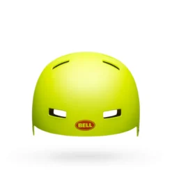 Bell Span Youth BMX/Skate Helmet - Matte Bright Green -CycloPro Shop bell span youth bmx skate helmet matte bright green front