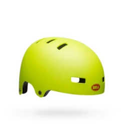 Bell Span Youth BMX/Skate Helmet - Matte Bright Green -CycloPro Shop bell span youth bmx skate helmet matte bright green front right