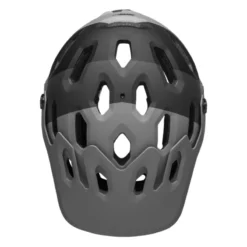 Bell Super 3R MIPS Full Face Helmet - Downdraft Gray/Gunmetal 19 Bell Super 3R MIPS Full Face Helmet - Downdraft Gray/Gunmetal -CycloPro Shop bell super 3r mips mountain bike helmet downdraft matte gray gunmetal top