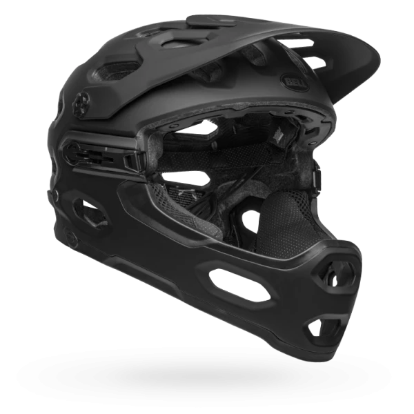 Bell Super 3R MIPS Full Face Helmet - Downdraft Gray/Gunmetal 10 Bell Super 3R MIPS Full Face Helmet - Downdraft Gray/Gunmetal - Image 8