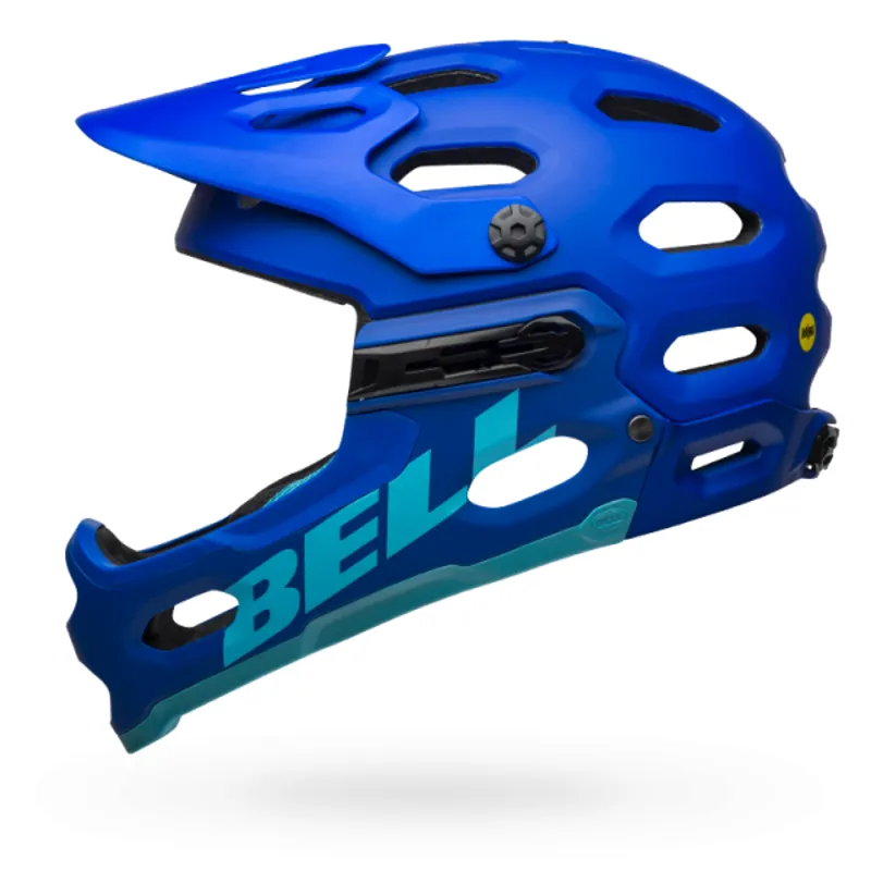 Bell Super 3R MIPS Full Face Helmet - Matte Blues 8 Bell Super 3R MIPS Full Face Helmet - Matte Blues - Image 6