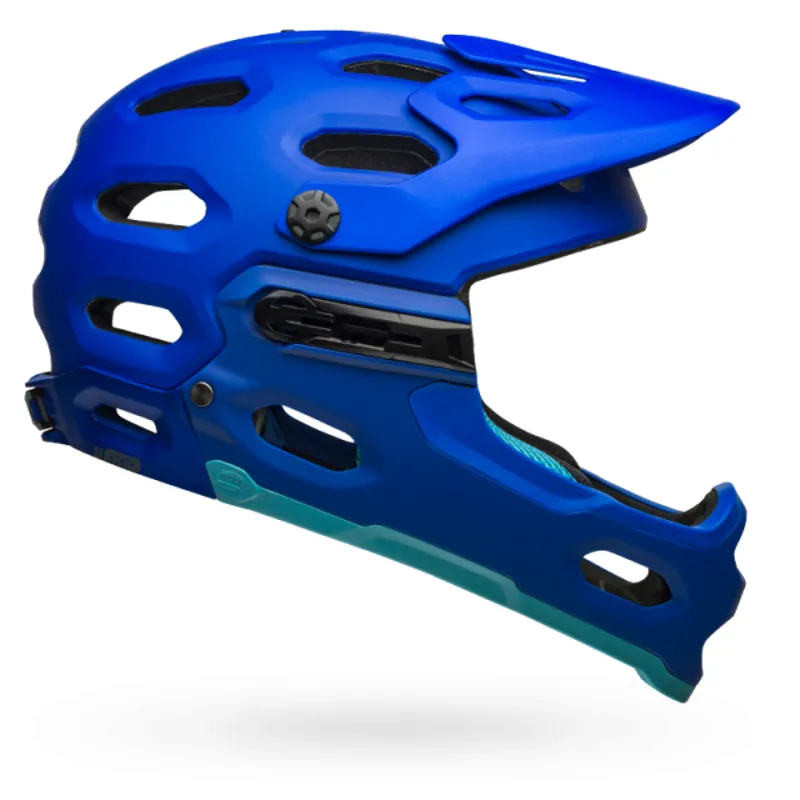 Bell Super 3R MIPS Full Face Helmet - Matte Blues 6 Bell Super 3R MIPS Full Face Helmet - Matte Blues - Image 4