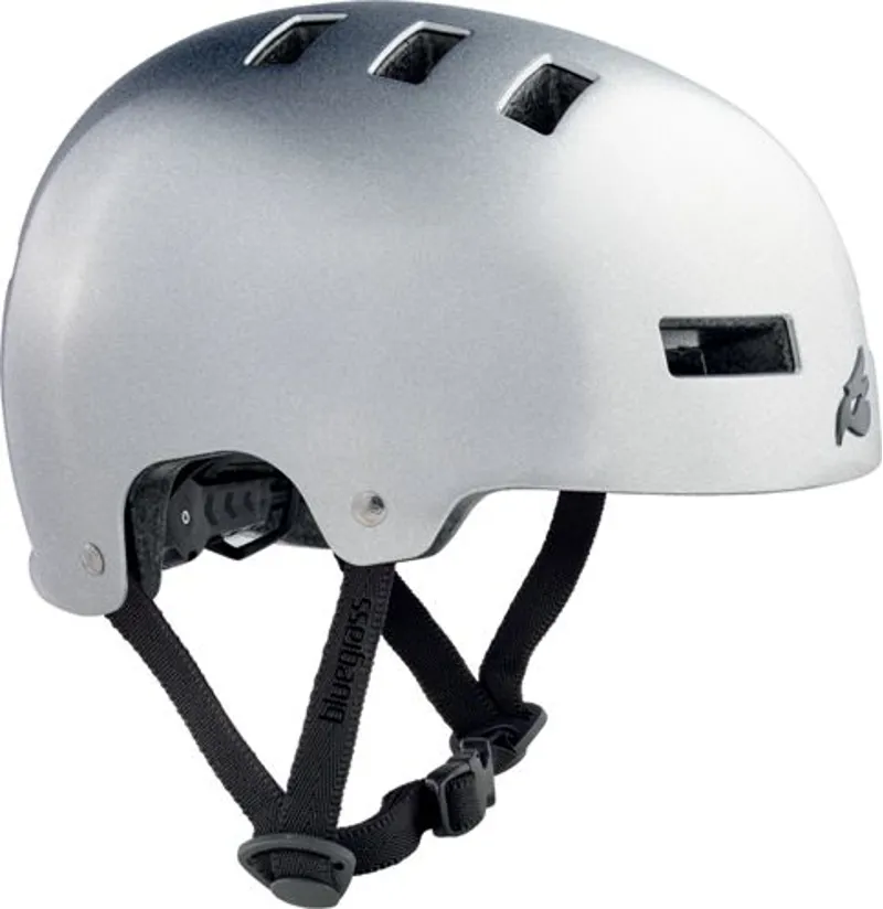 Bluegrass Superbold BMX Helmet - Metallic Silver