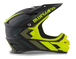 Bluegrass Intox Full Face Helmet - Black/Flourescent Yellow