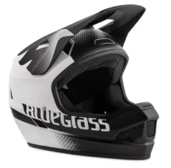 Bluegrass Legit Full Face Helmet - White/Black Texture -CycloPro Shop bgh025