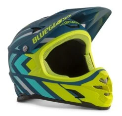 Bluegrass Intox Full Face Helmet - Black/Flourescent Yellow -CycloPro Shop bgh050 1