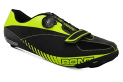 Bont Blitz Road Shoes - Black/Neon Yellow -CycloPro Shop blitzblackyellow