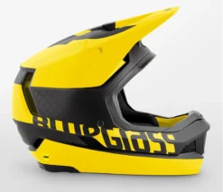 Bluegrass Legit Carbon MIPS Full Face Helmet - Black/Yellow 11 Bluegrass Legit Carbon MIPS Full Face Helmet - Black/Yellow -CycloPro Shop bluegrass eagle sito legit carbon gn side