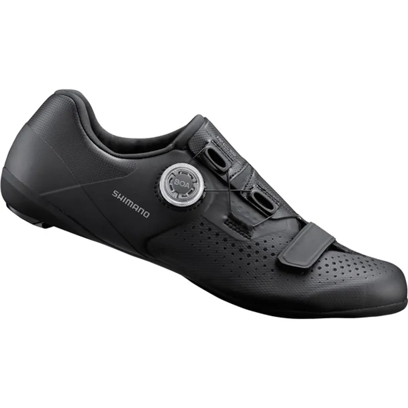 Shimano Shmano RC500 SPD-SL Men's Road Shoes - Black 5 Shimano Shmano RC500 SPD-SL Men's Road Shoes - Black - Image 3