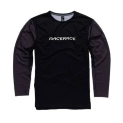 Race Face Indy Men's Long Sleeve MTB Jersey - Black -CycloPro Shop char 3 2