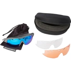 Madison Recon 3 Lens Pack Sunglasses - Matt Dark Grey -CycloPro Shop ck8001 03