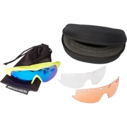 Madison Recon 3 Lens Pack Sunglasses - Hi Viz Yellow -CycloPro Shop ck8003 03