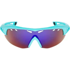 Madison Recon Sunglasses - Gloss Blue Curaco Frame/Purple Mirror Lens -CycloPro Shop ck8013 01