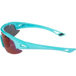 Madison Recon Sunglasses - Gloss Blue Curaco Frame/Purple Mirror Lens -CycloPro Shop ck8013 02