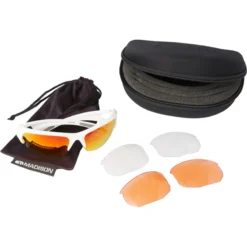 Madison Mission 3 Lens Pack Sunglasses - Gloss White -CycloPro Shop ck8102 03