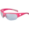 Madison Mission Sunglasses - Gloss Rose Red/Silver Mirror Lens -CycloPro Shop ck8113