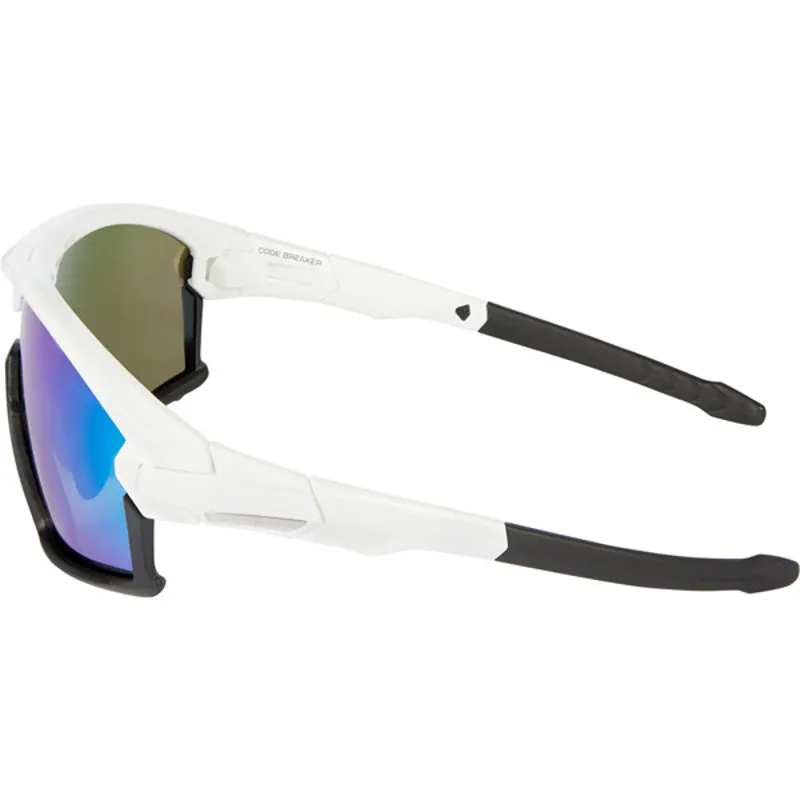 Madison Code Breaker Sunglasses - White Frame/Green Mirror Lens 4 Madison Code Breaker Sunglasses - White Frame/Green Mirror Lens - Image 2