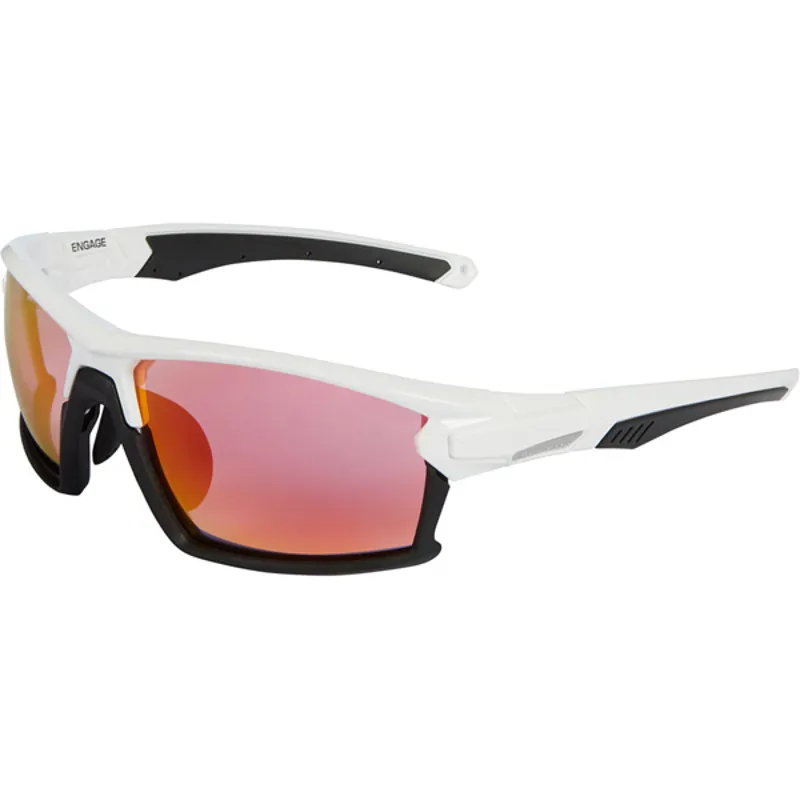 Madison Engage Sunglasses - White Frame/Pink Orange Mirror Lens 5 Madison Engage Sunglasses - White Frame/Pink Orange Mirror Lens - Image 3