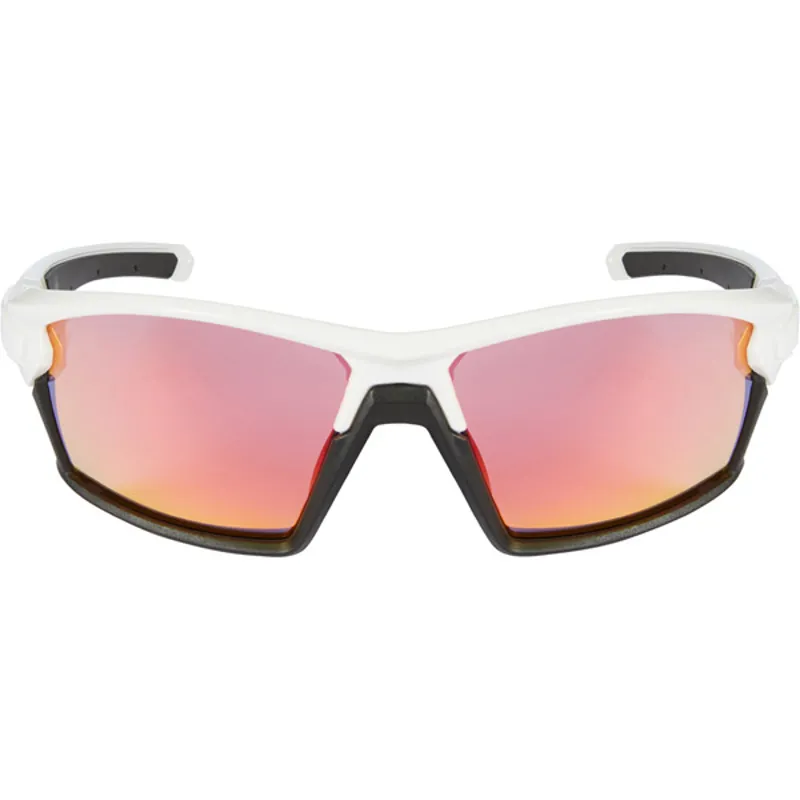 Madison Engage Sunglasses - White Frame/Pink Orange Mirror Lens 4 Madison Engage Sunglasses - White Frame/Pink Orange Mirror Lens - Image 2
