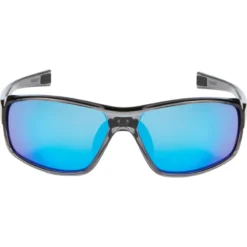 Madison Target Sunglasses - Gloss Crystal Smoke Frame/Blue Mirror Lens -CycloPro Shop ck8802 01