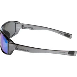 Madison Target Sunglasses - Gloss Crystal Smoke Frame/Blue Mirror Lens -CycloPro Shop ck8802 02