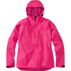 Madison Leia Womens Waterproof Jacket - Rose Red -CycloPro Shop cl0503