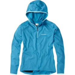 Madison Zena Womens Long Sleeve Hooded Top - Rose Red 8 Madison Zena Womens Long Sleeve Hooded Top - Rose Red -CycloPro Shop cl0661