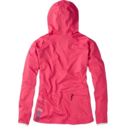 Madison Zena Womens Long Sleeve Hooded Top - Rose Red 7 Madison Zena Womens Long Sleeve Hooded Top - Rose Red -CycloPro Shop cl0662 01