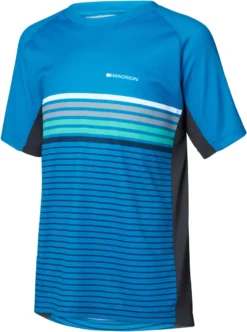 Madison Zen Youth Short Sleeve Jersey - Blue -CycloPro Shop cl1881