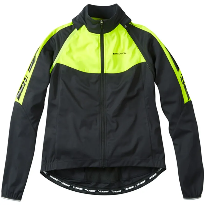 Madison Sportive Convertible Womens Softshell Jacket -Black/Yellow 4 Madison Sportive Convertible Womens Softshell Jacket -Black/Yellow - Image 2