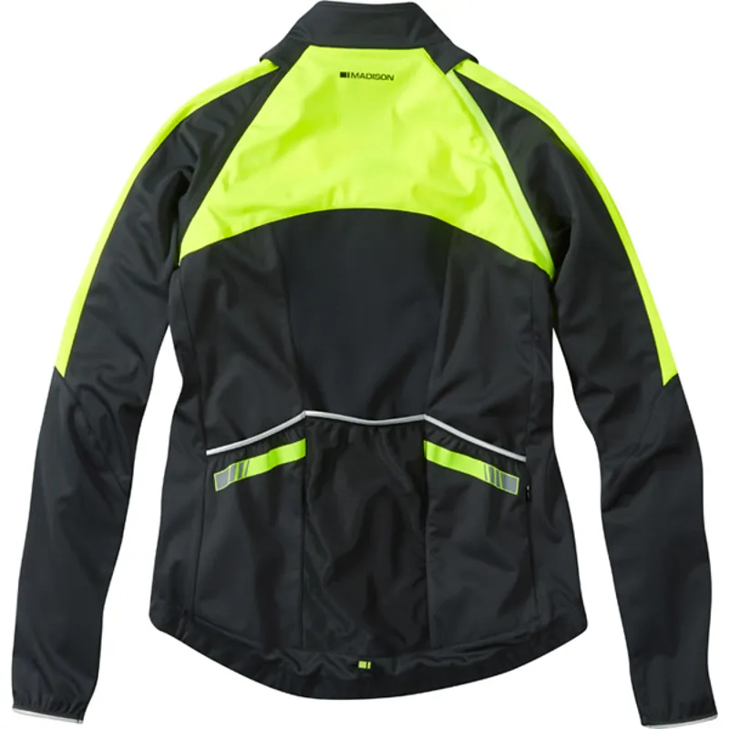 Madison Sportive Convertible Womens Softshell Jacket -Black/Yellow 3 Madison Sportive Convertible Womens Softshell Jacket -Black/Yellow