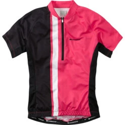 Madison Tour Womens Short Sleeve Jersey - Chilli Red/Sea Blue -CycloPro Shop cl9740