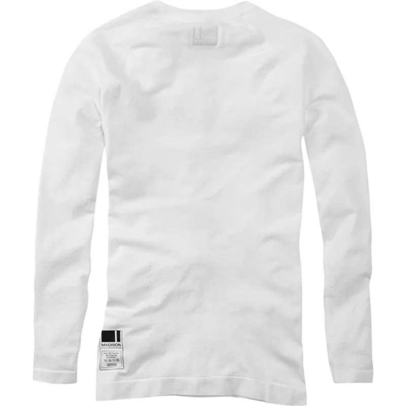 Madison Isoler Mesh Womens Long Sleeve Base Layer - White 5 Madison Isoler Mesh Womens Long Sleeve Base Layer - White - Image 3