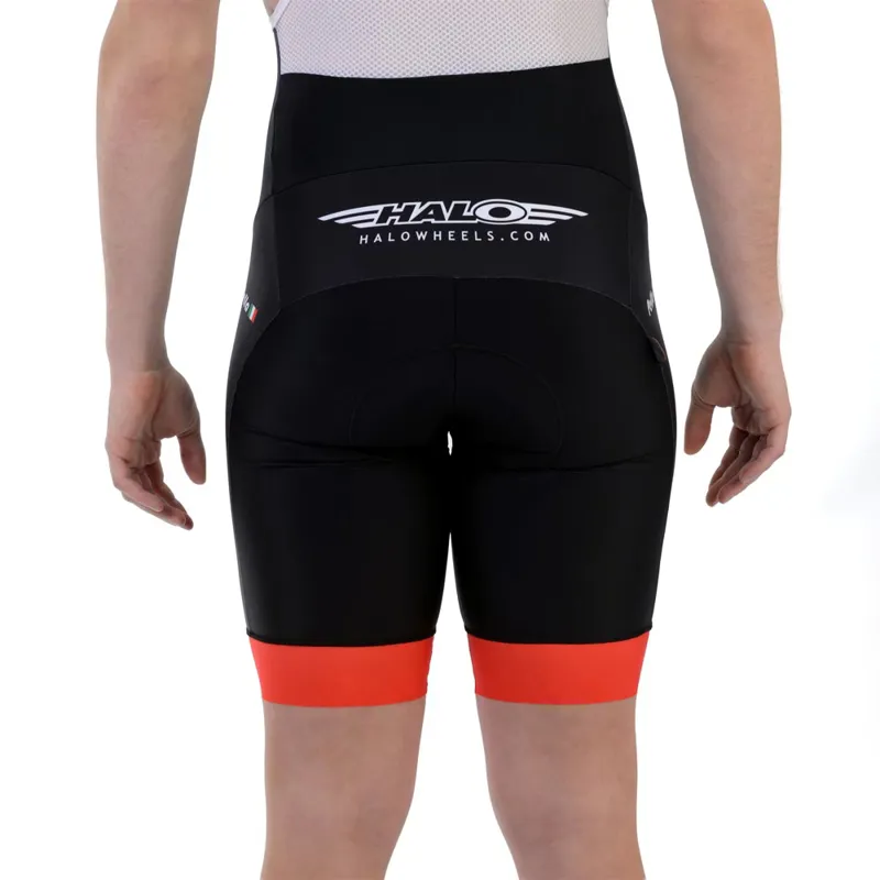 Halo Logo Bib Shorts - Black 7 Halo Logo Bib Shorts - Black - Image 5