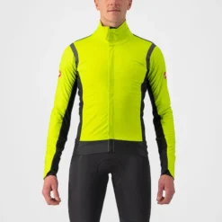 Castelli Alpha RoS 2 Windproof Men's Jacket - Electric Lime/Dark Grey -CycloPro Shop cs205023831 1 2000x.progressive