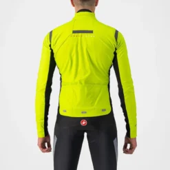 Castelli Alpha RoS 2 Windproof Men's Jacket - Electric Lime/Dark Grey