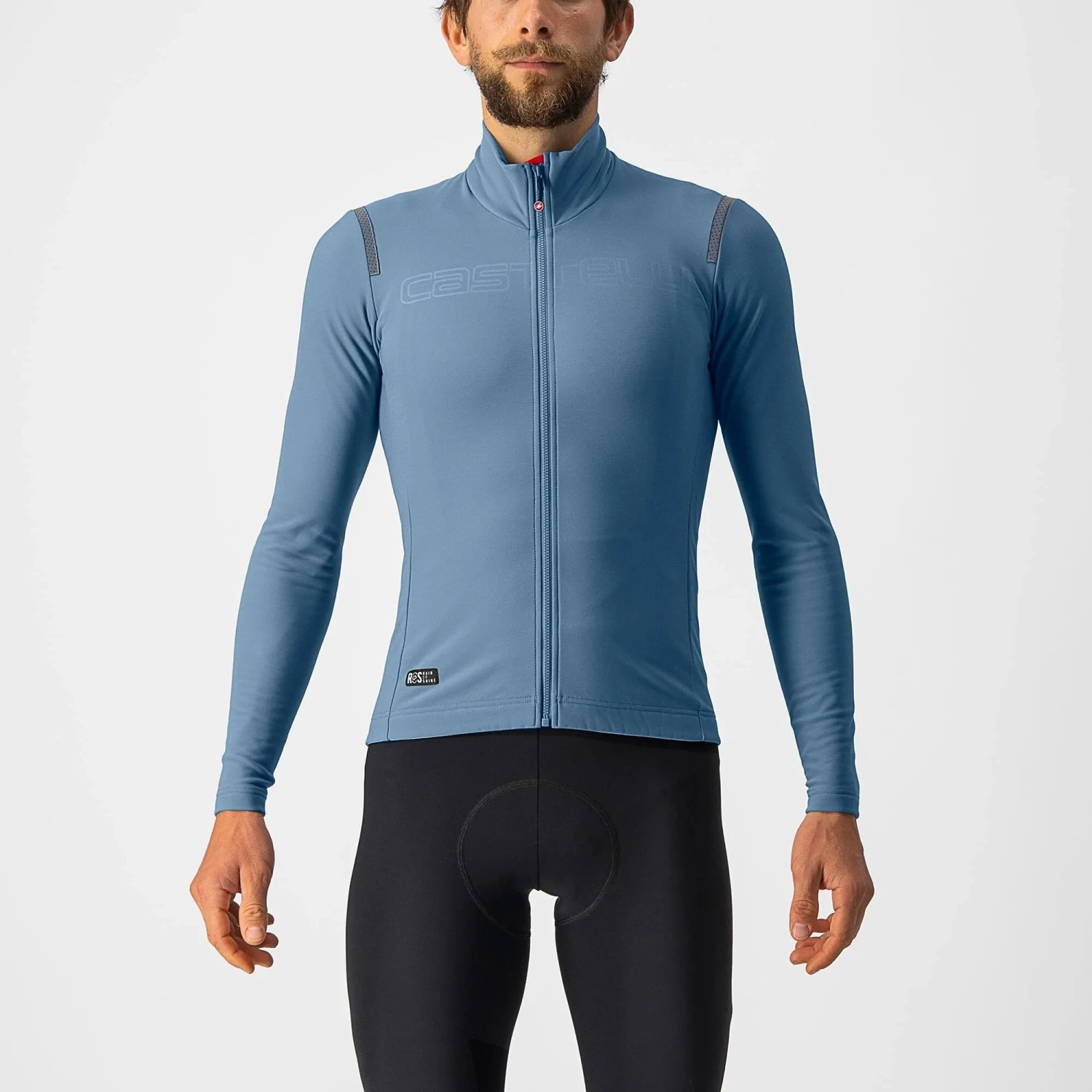 Castelli Tutto Nano RoS Men's Long Sleeve Jersey - Nickel Grey 3 Castelli Tutto Nano RoS Men's Long Sleeve Jersey - Nickel Grey
