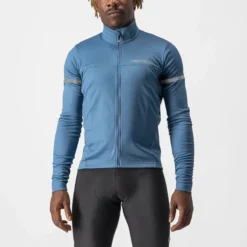 Castelli Fondo 2 Men's Long Sleeve Jersey - Steel Blue/Blue Reflex -CycloPro Shop cs215134731 1 2000x.progressive