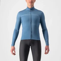 Castelli Pro Thermal Mid Men's Long Sleeve Jersey - Nickel Grey