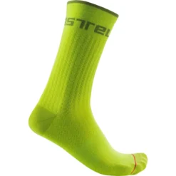 Castelli Distanza 20 Men's Socks - Electric Lime