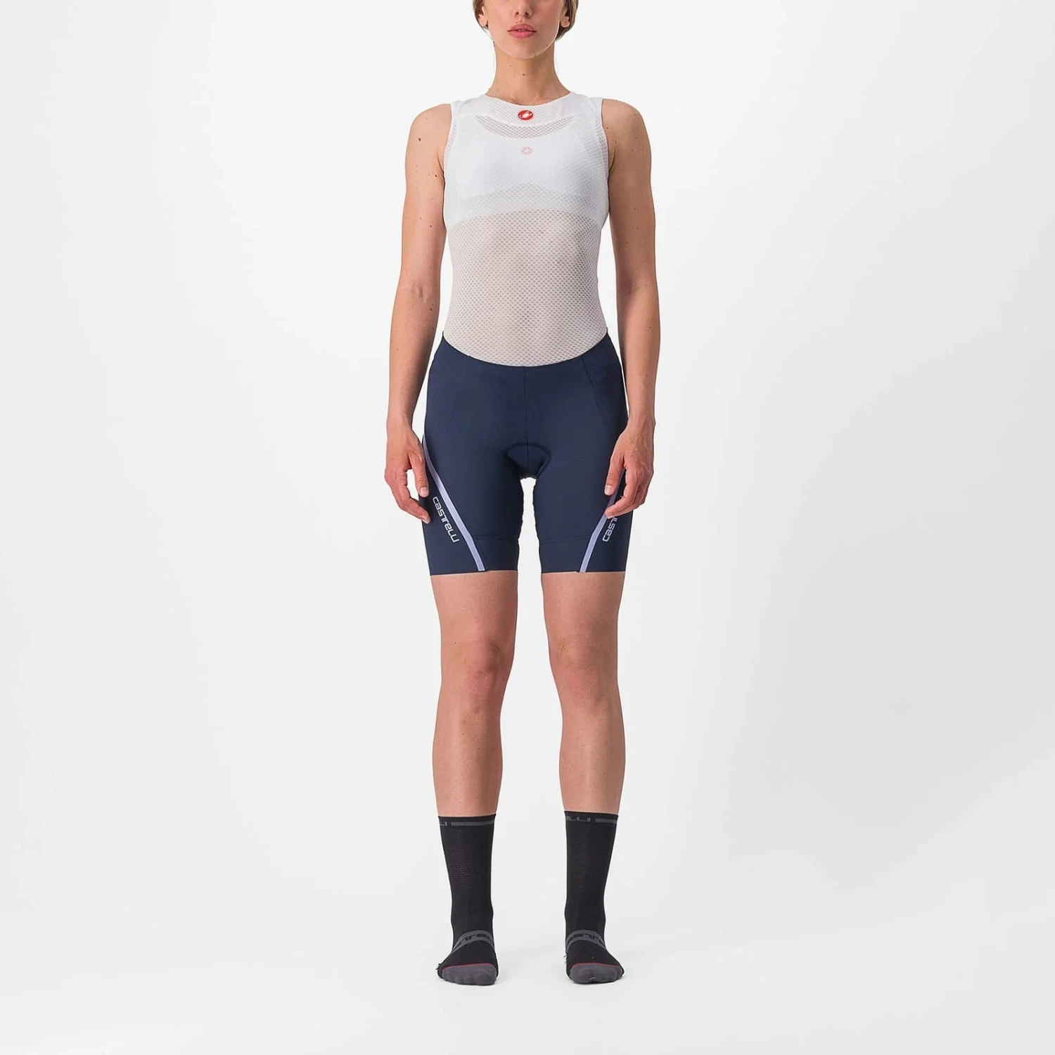 Castelli Velocissima 3 Women's Shorts - Black/Silver 4 Castelli Velocissima 3 Women's Shorts - Black/Silver - Image 2