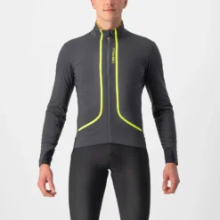 Castelli Flight Jacket Air Men's Jacket - Dark Grey/Electric Lime -CycloPro Shop cs225080301 1 2000x.progressive