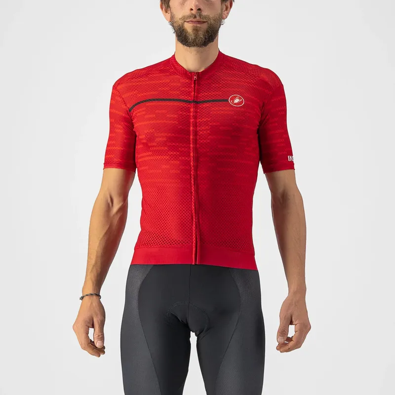 Castelli Insider Men's Short Sleeve Jersey - Dark Red 3 Castelli Insider Men's Short Sleeve Jersey - Dark Red