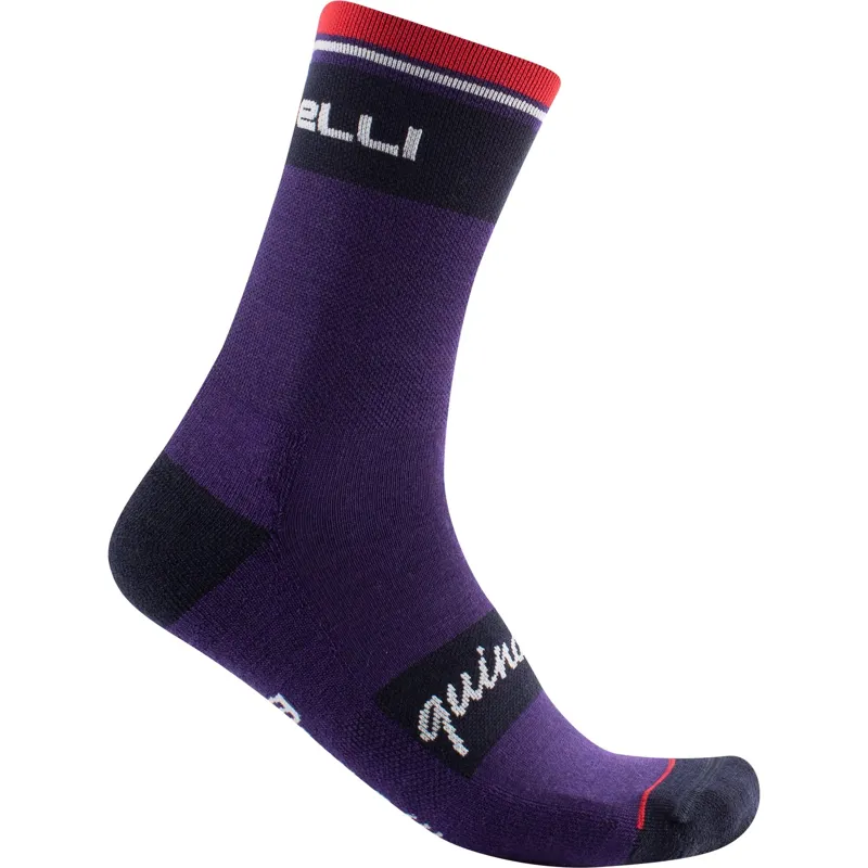 Castelli Quindici Soft Merino 15 Men's Socks - Dark Blue 6 Castelli Quindici Soft Merino 15 Men's Socks - Dark Blue - Image 4