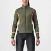Castelli Dinamica 2 Women's Jacket - Military Green/Melon 2 Castelli Dinamica 2 Women's Jacket - Military Green/Melon -CycloPro Shop cs225420751 1 2000x.progressive
