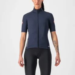 Castelli Perfetto RoS 2 Wind Women's Short Sleeve Jersey - Savile Blue -CycloPro Shop cs225454141 1 2000x.progressive